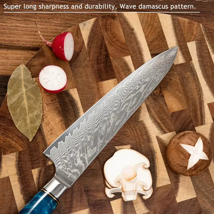Damascus Steel High Carbon 67 Layer VG10 Chef&