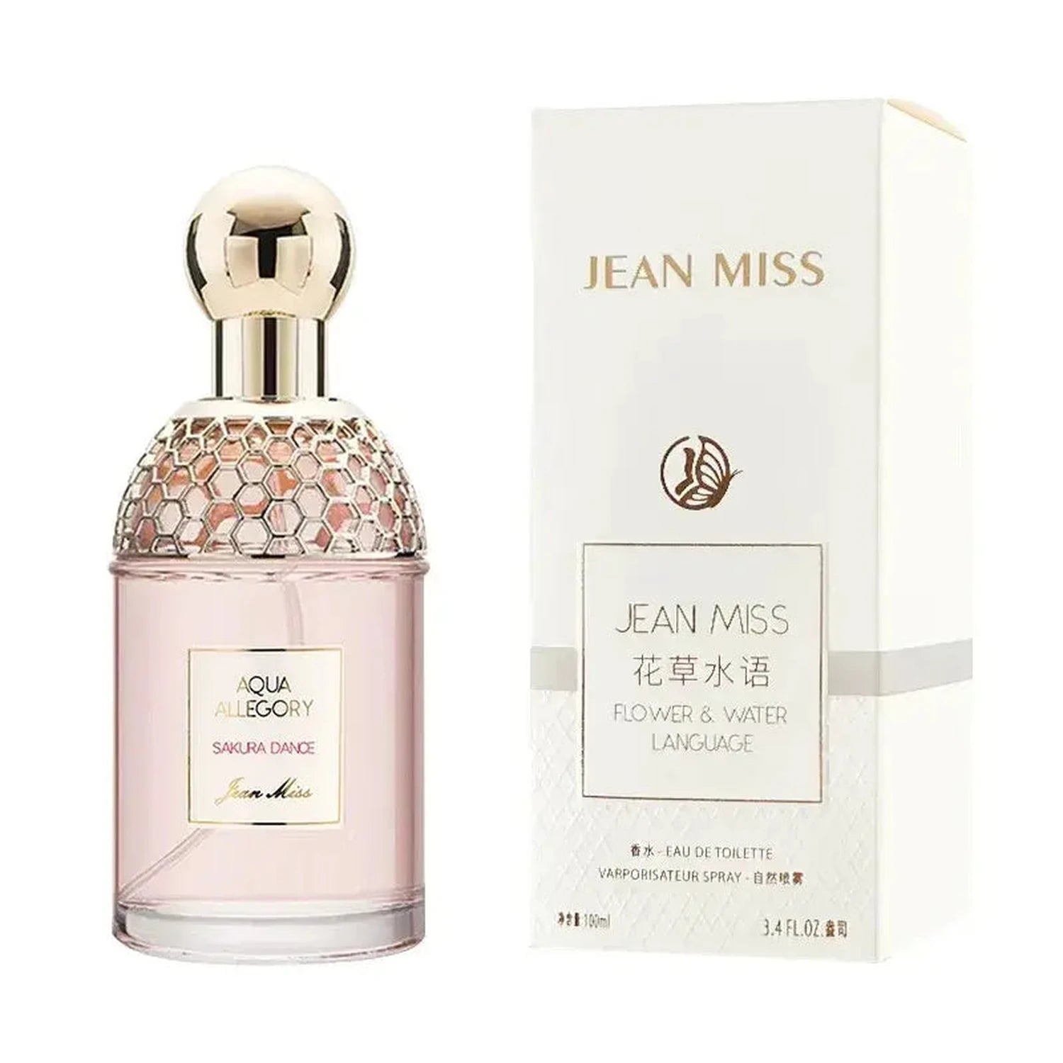Purity Nature Eau De Toilette Varporisateur 100ML Rose Mint Cherry Dance Long-lasting Floral Fragrance Perfume