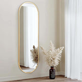 The Mirror That Opens the Room — Oversized Oval Full-Length Mirror