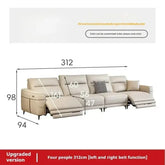 The Statement Piece Modern Nordic Loveseat Recliner & Daybed