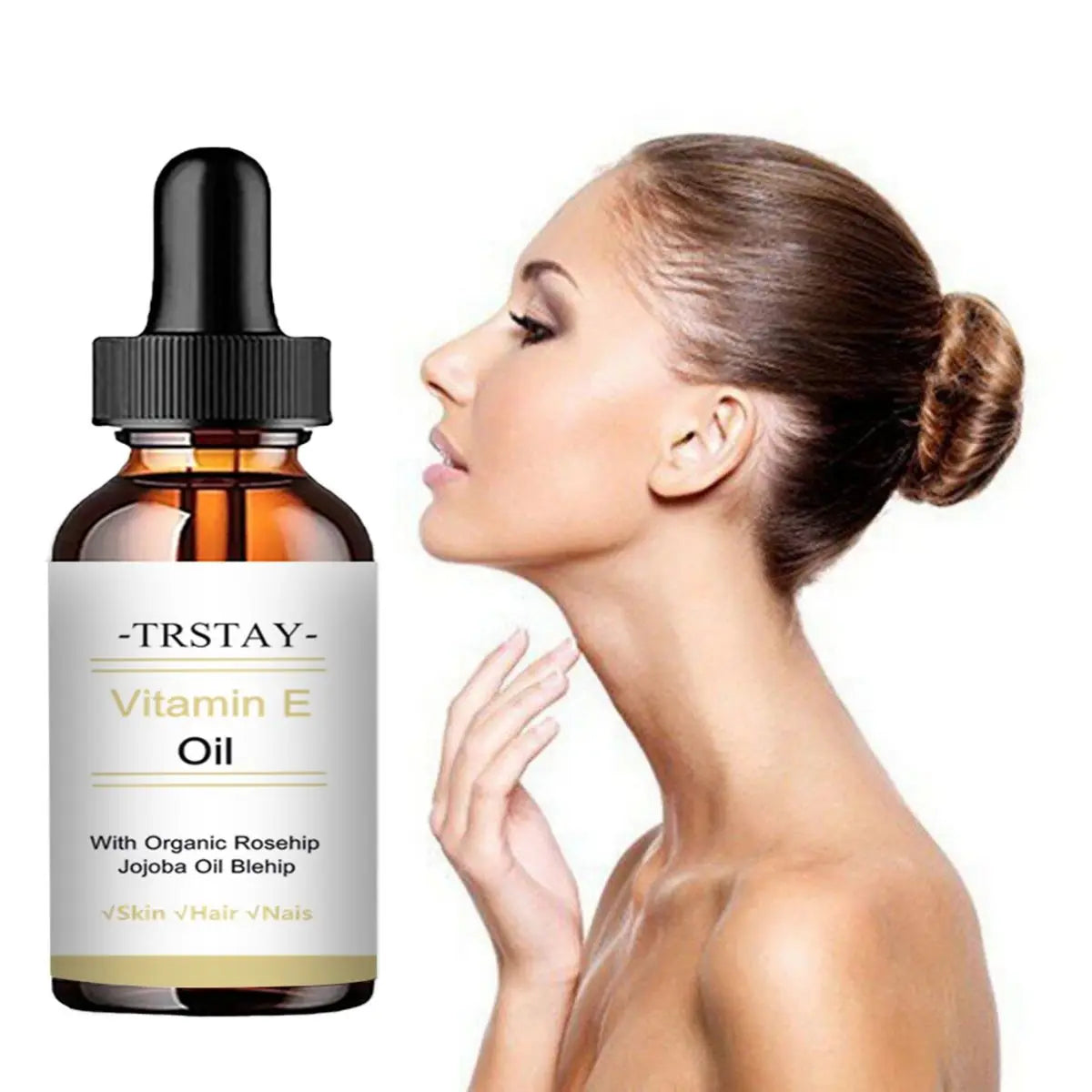 The Glow Oil — Vitamin E &amp; Jojoba Face Serum for Brightening &amp; Anti-Aging