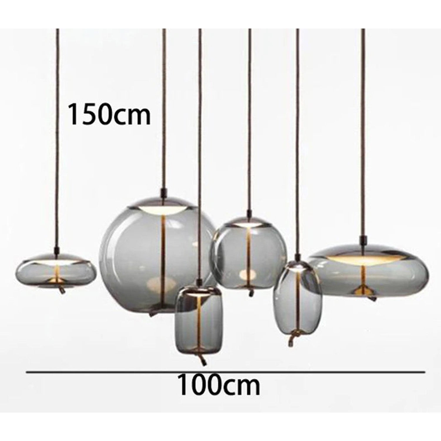 Modern LED Pendant Light — Chandelier for Living &amp; Dining Room