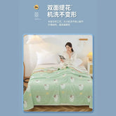 Multi-functional Summer Quilt Thin Breathable Duvet Cool Breathability Cotton Gauze Fabric Towel Blanket Skin-friendly Comforter