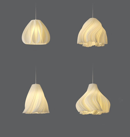 3D Floral Resin Pendant Light — Nordic Chandelier