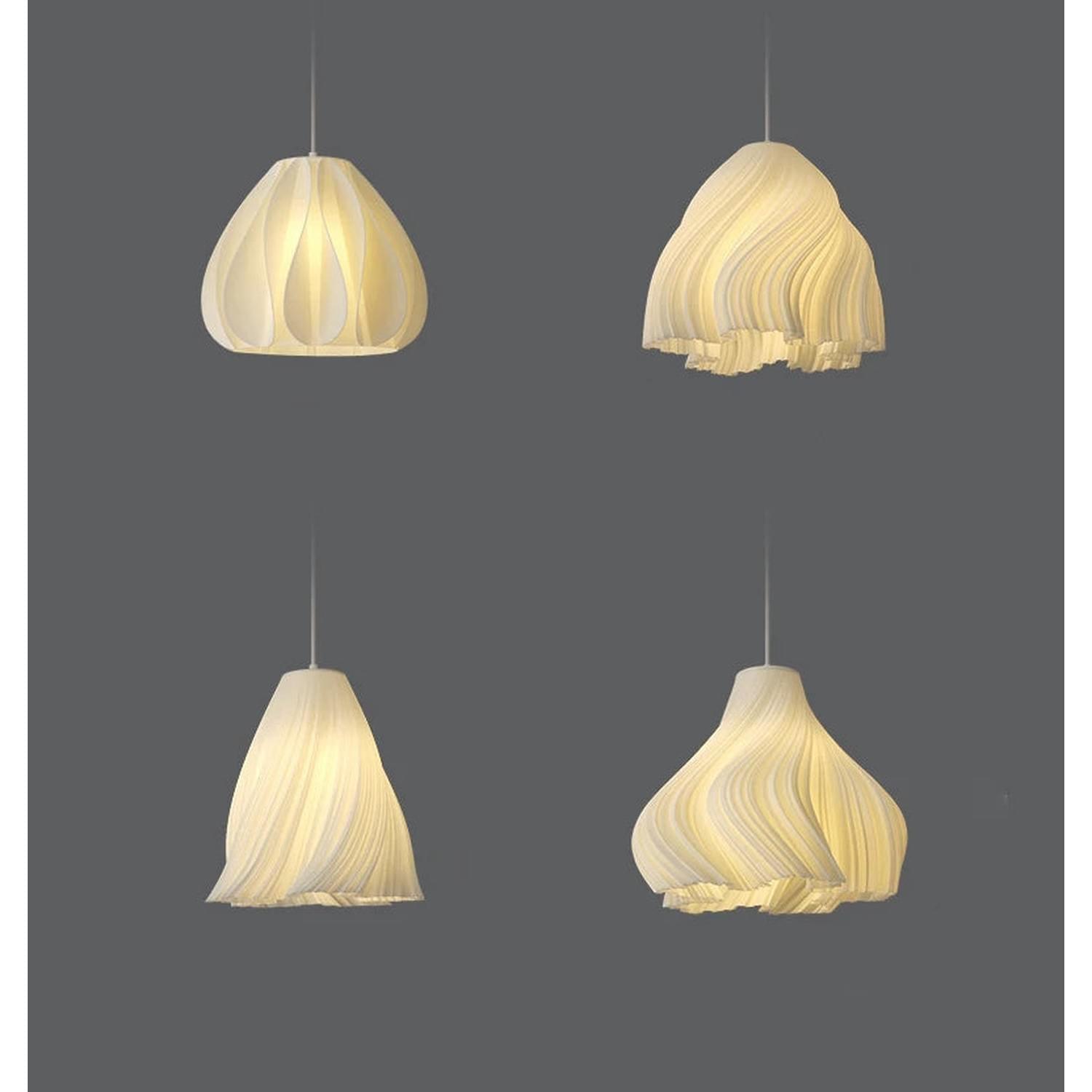 3D Floral Resin Pendant Light — Nordic Chandelier
