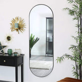 The Mirror That Opens the Room — Oversized Oval Full-Length Mirror