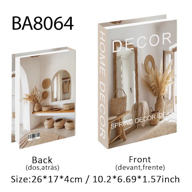 Decorative Book Box Set — Nordic Home Accent
