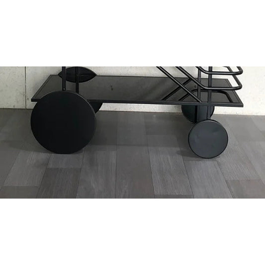 Iron Art Rolling Bar & Serving Cart