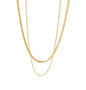Stainless Steel Vintage Textured Delicate Necklace