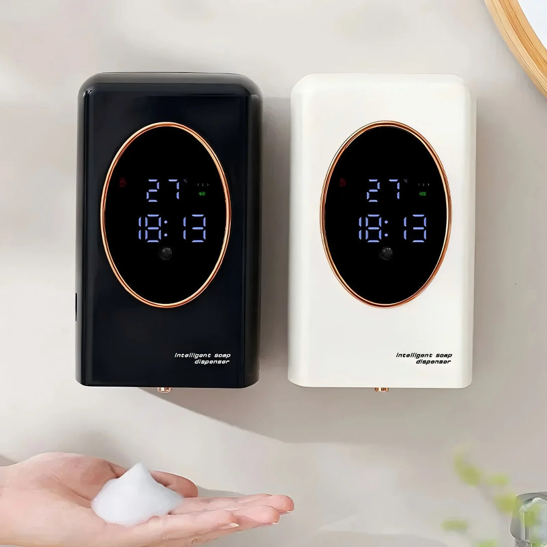 The Touchless Pour — 480ml Smart Foam Soap Dispenser, USB Rechargeable