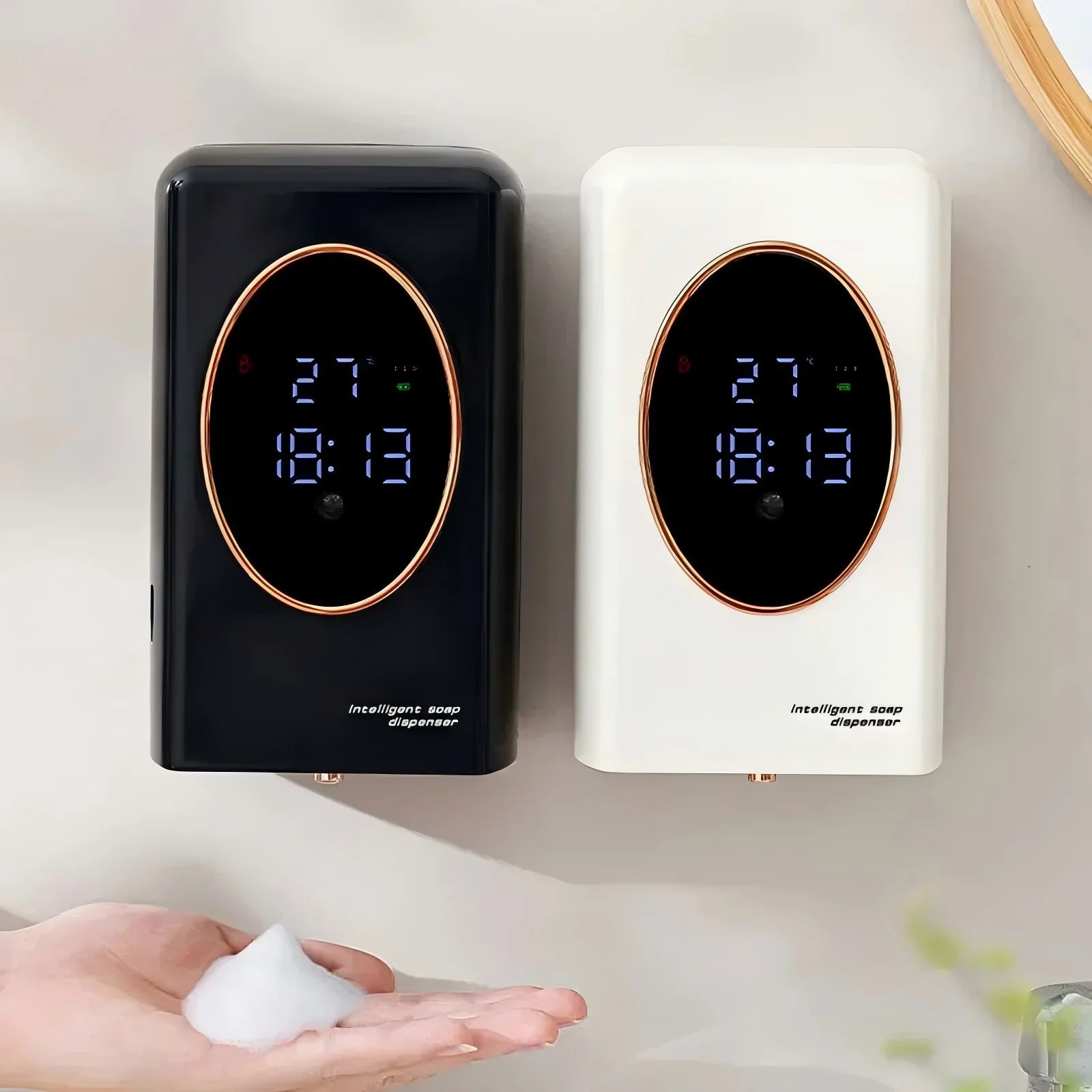 The Touchless Pour — 480ml Smart Foam Soap Dispenser, USB Rechargeable