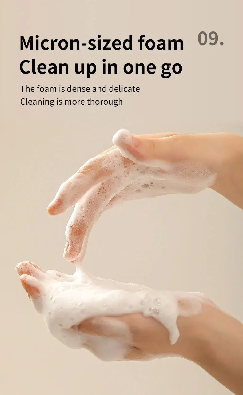 The Touchless Pour — 480ml Smart Foam Soap Dispenser, USB Rechargeable