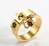 Crystal Zircon Stacking Ring — 18K Gold or Silver Plated, Stainless Steel