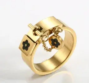 Crystal Zircon Stacking Ring — 18K Gold or Silver Plated, Stainless Steel