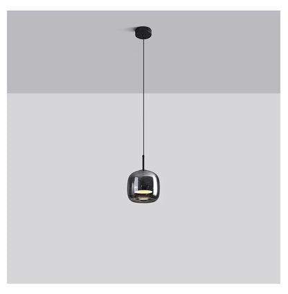 Nordic Glass LED Pendant Lamp — Modern Luxury Hanging Light for Dining Room & Living Room