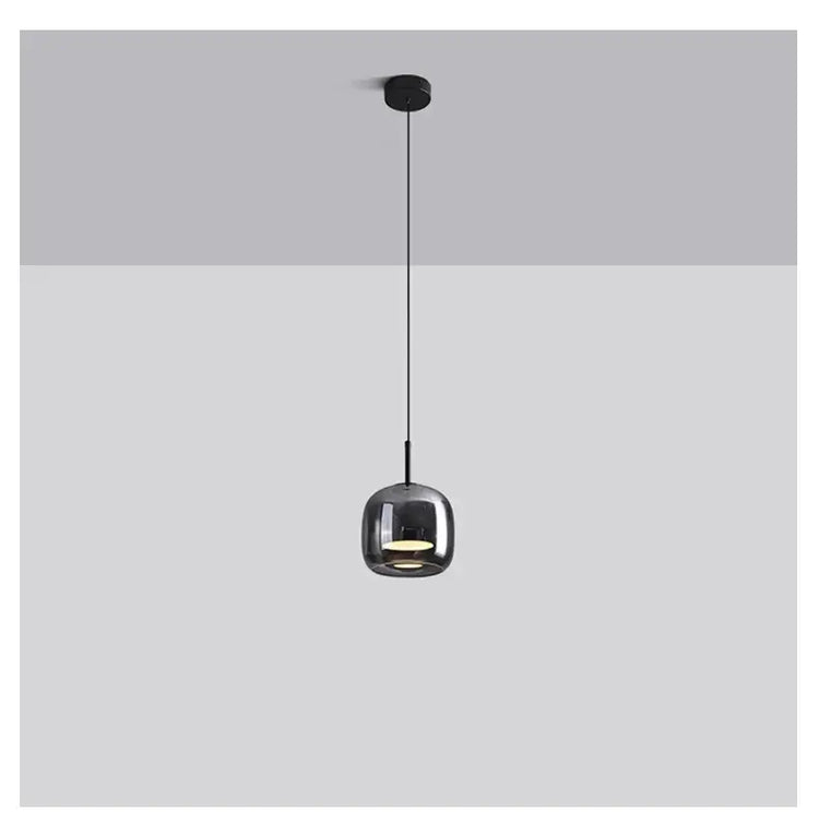 Nordic Glass LED Pendant Lamp – Modern Luxury Hanging Light