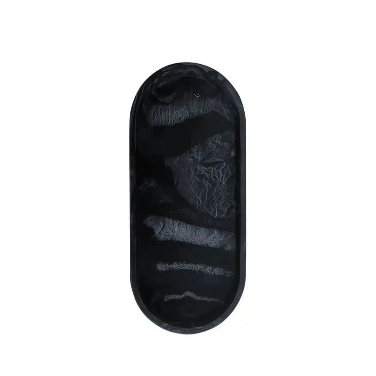 The Marble Tray — Oval Silicone Vanity & Countertop Organizer Tray Jonine’s Corner