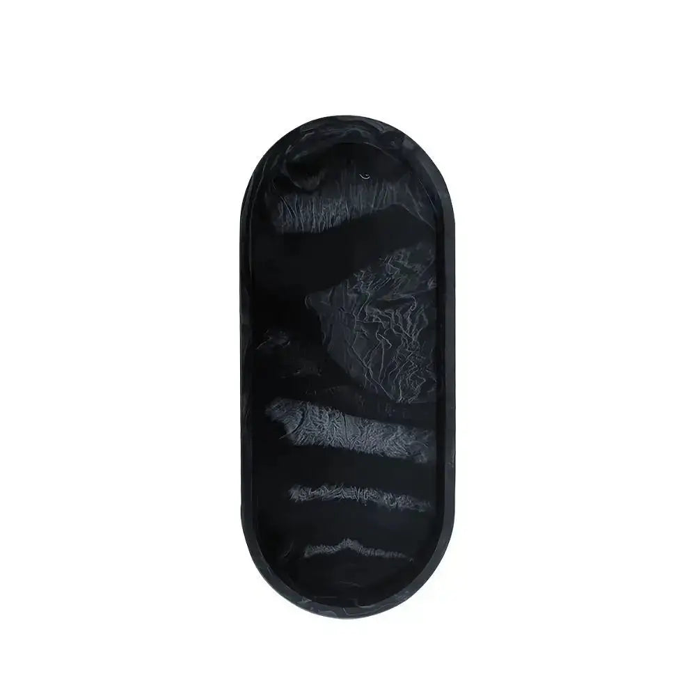 The Marble Tray — Oval Silicone Vanity & Countertop Organizer Tray Jonine’s Corner