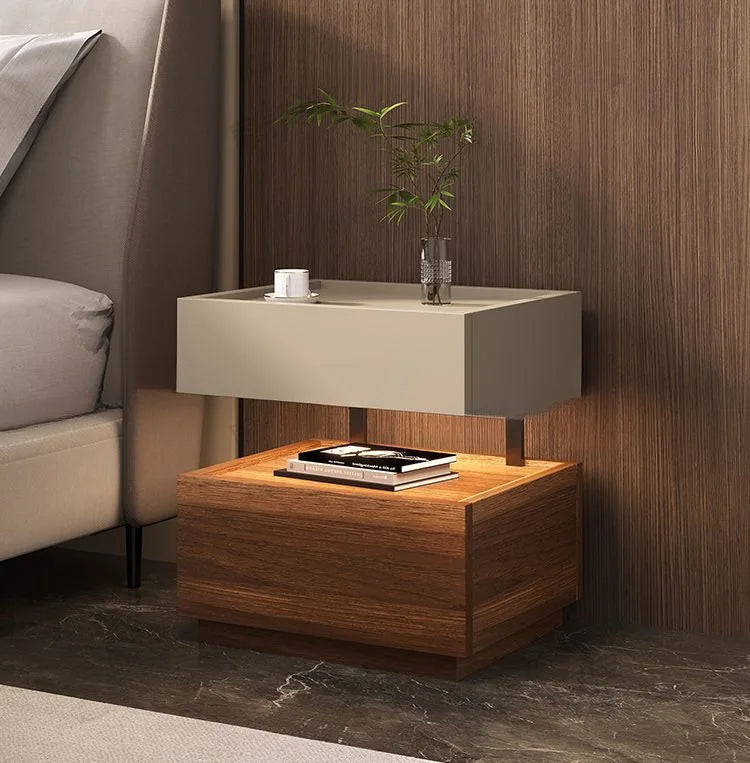 Simple European Bedside Table Classic Storage Luxury Trendy Night Table Modern Premium Comodini Camera Letto Bedroom Furnitures