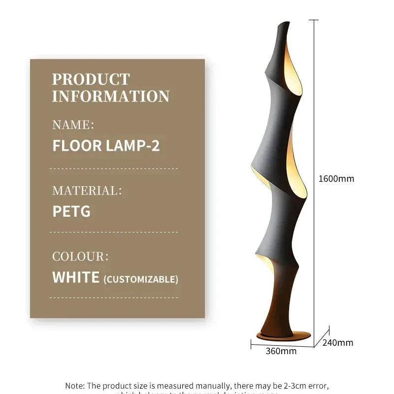 The Statement Corner — Art Deco Sculptural LED Floor Lamp Jonine’s Corner