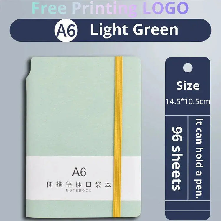 Pocket Notebook — A6/A7 PU Leather Planner & Memo Journal Jonine’s Corner