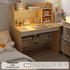 Space-Saving Computer Desk with Integrated Bookshelf Jonine’s Corner