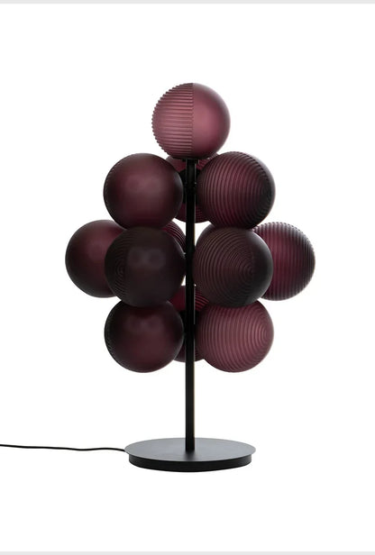 The Grape Cluster — Sculptural Glass Floor Lamp with Warm LED Glow