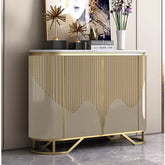 French Gold Luxury Living Room Display Cabinet Jonine&