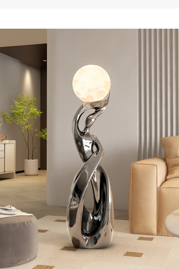 Light That Lives in the Room — Nordic Glow Resin Figurine with Ambient Light