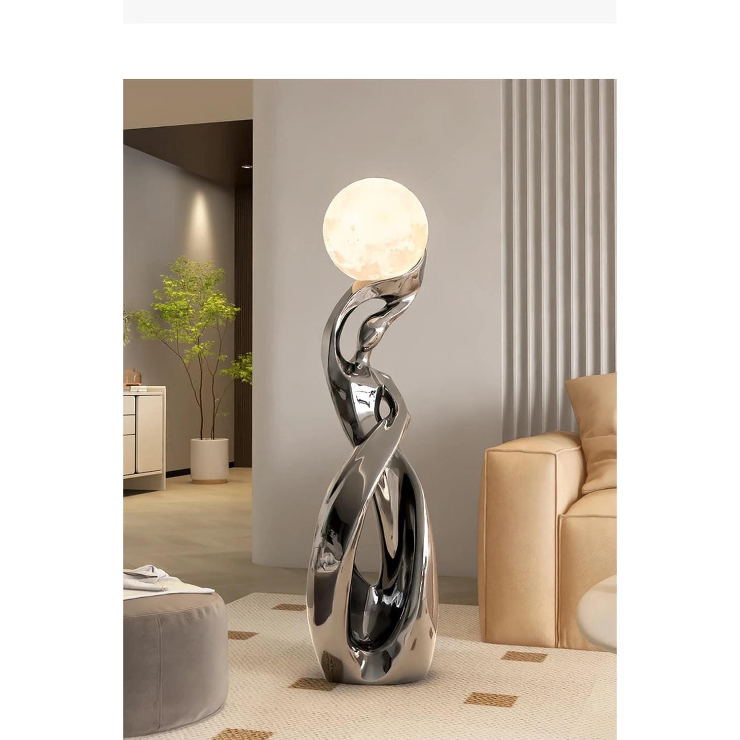 Light That Lives in the Room — Nordic Glow Resin Figurine with Ambient Light
