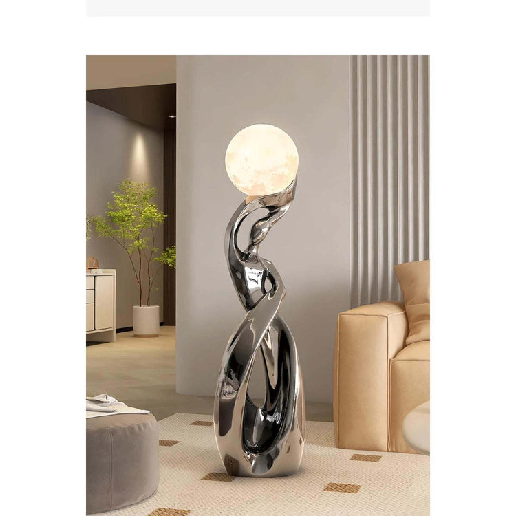 Light That Lives in the Room — Nordic Glow Resin Figurine with Ambient Light