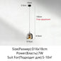Nordic Glass LED Pendant Lamp — Modern Luxury Hanging Light for Dining Room & Living Room