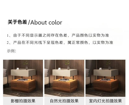 Simple European Bedside Table Classic Storage Luxury Trendy Night Table Modern Premium Comodini Camera Letto Bedroom Furnitures