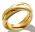 Crystal Zircon Stacking Ring — 18K Gold or Silver Plated, Stainless Steel