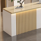 Nordic Luxury Reception Desk with LED Lighting Jonine’s Corner