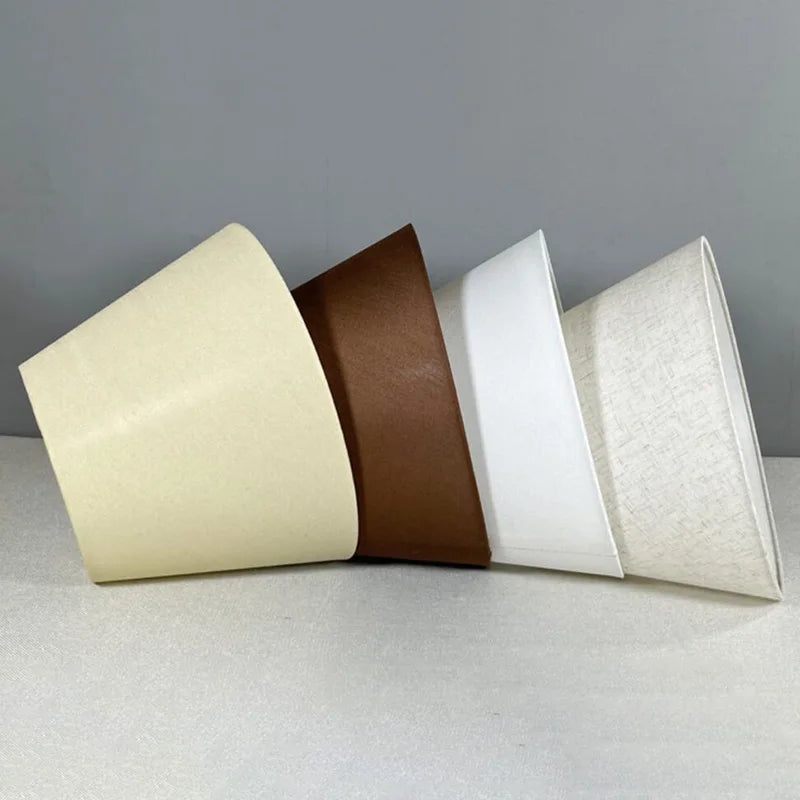 Nordic Style Chandelier Lamp Shade Linen Cloth Bedside Table Ceiling Light Cover E27 Modern Home Decor Wall Lamp Floor Lampshade