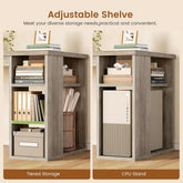 Farmhouse L-Shaped Desk – 67" with Drawers & Shelves | Home Office