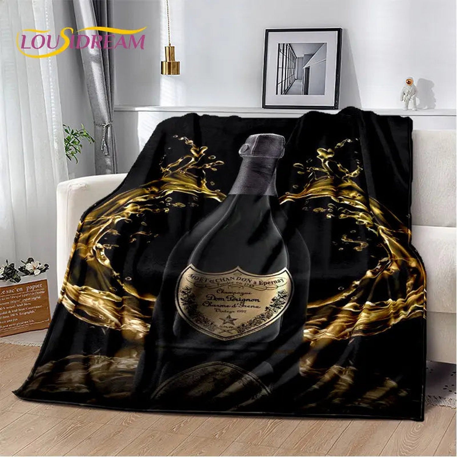 Wrapped in Pattern — Printed Flannel Throw Blanket