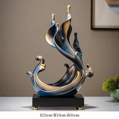 Feng Shui Resin Key Box — Luxury Desk Organizer & Entryway Essential