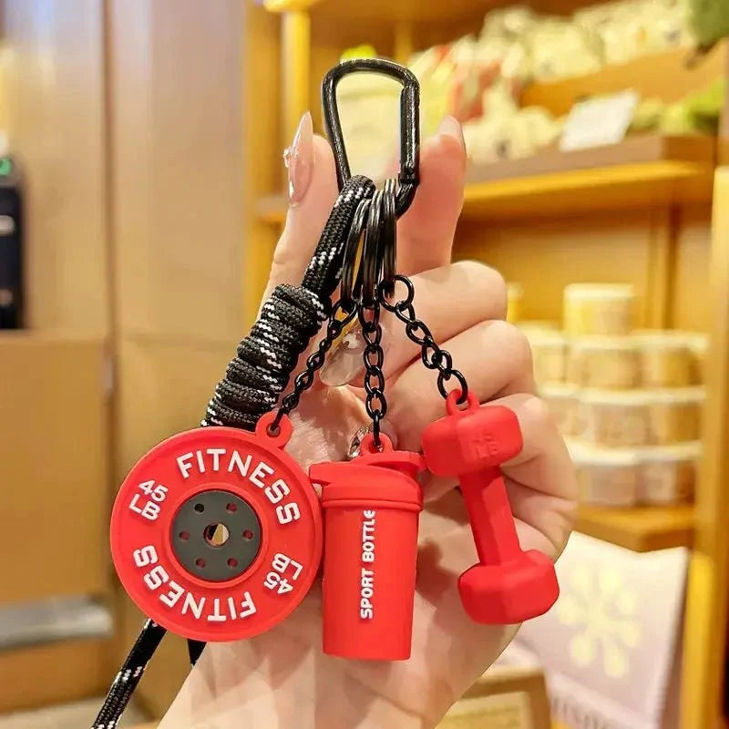Motivational Fitness Keychain — Colorful Gym Bag Charm & Workout Gift Jonine’s Corner