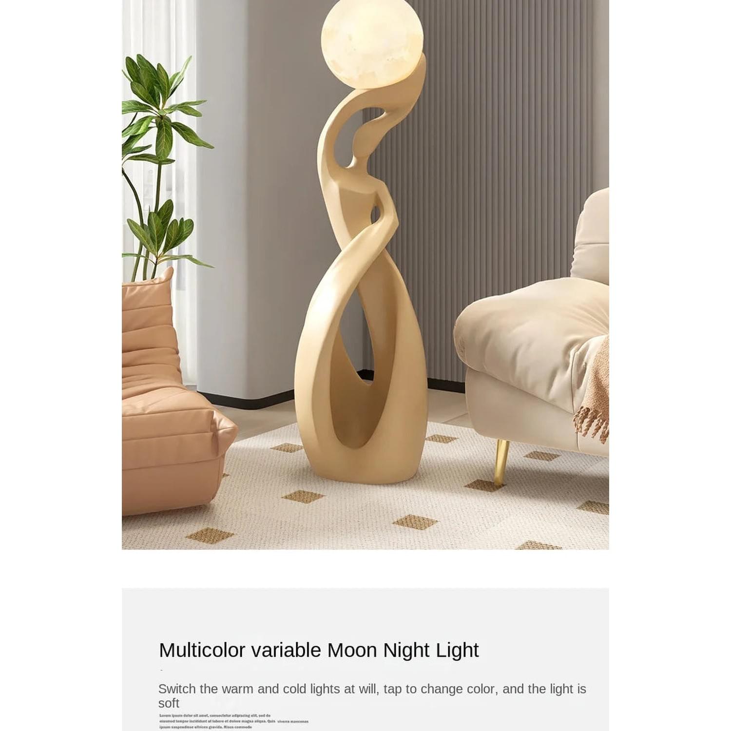 Light That Lives in the Room — Nordic Glow Resin Figurine with Ambient Light