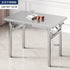 Buffet Serving Counter Home Dining TableStainless Steel Multifunctional Foldable Table Portable Outdoor Camping Desk Commercial Jonine’s Corner
