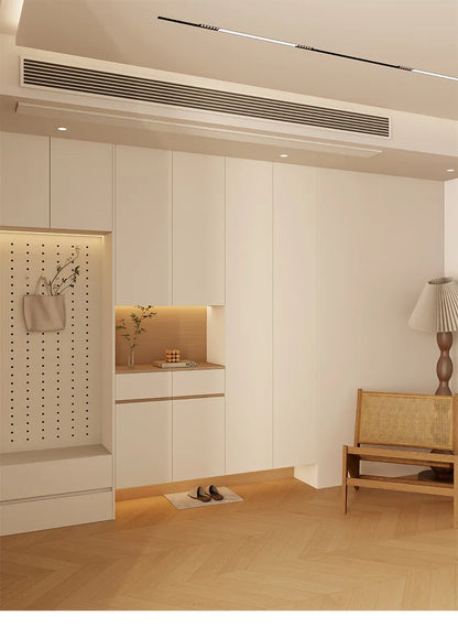 Custom Solid Wood Entryway Shoe Cabinet