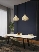 3D Flower Pendant Light — Nordic Resin Chandelier – Modern Decor