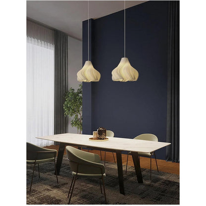 3D Floral Resin Pendant Light — Nordic Chandelier