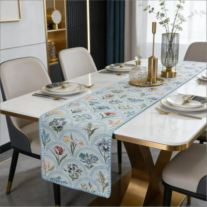 Nordic Cotton Linen Table Runner — Multiple Sizes & Patterns