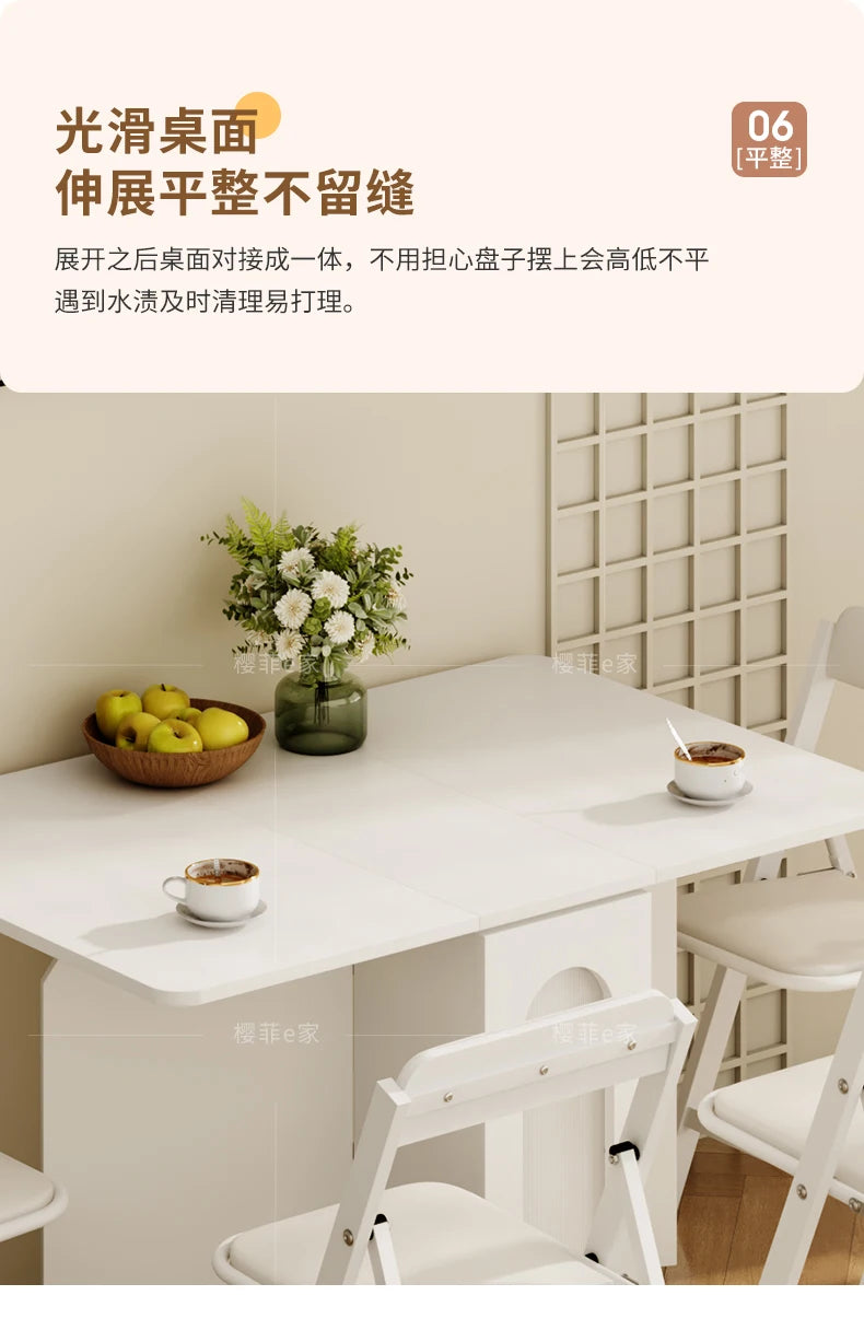 Nordic Minimalist Foldable Dining Table