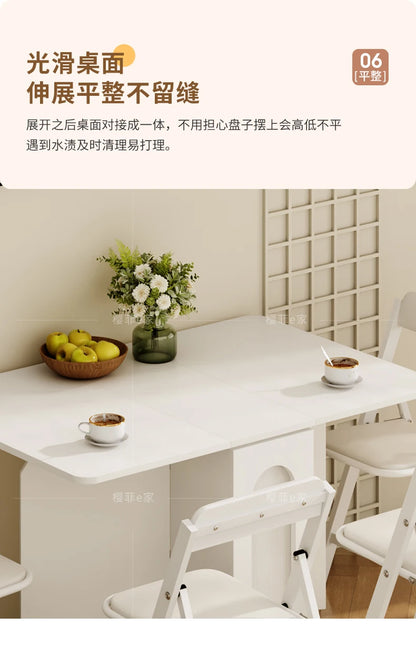 Nordic Minimalist Foldable Dining Table