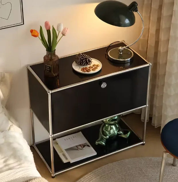 Dual Cabinet Storage Organizer — Modern Chest of Drawers for Bedroom & Living Room
