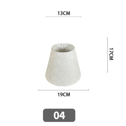 Nordic Style Chandelier Lamp Shade Linen Cloth Bedside Table Ceiling Light Cover E27 Modern Home Decor Wall Lamp Floor Lampshade
